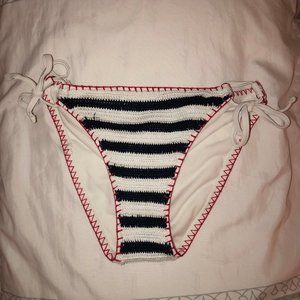 Target Xhilaration Striped Crochet Bikini Bottom